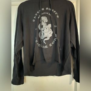 Taylor Swift Reputation Tour Merch Thin Hoodie with Cutouts